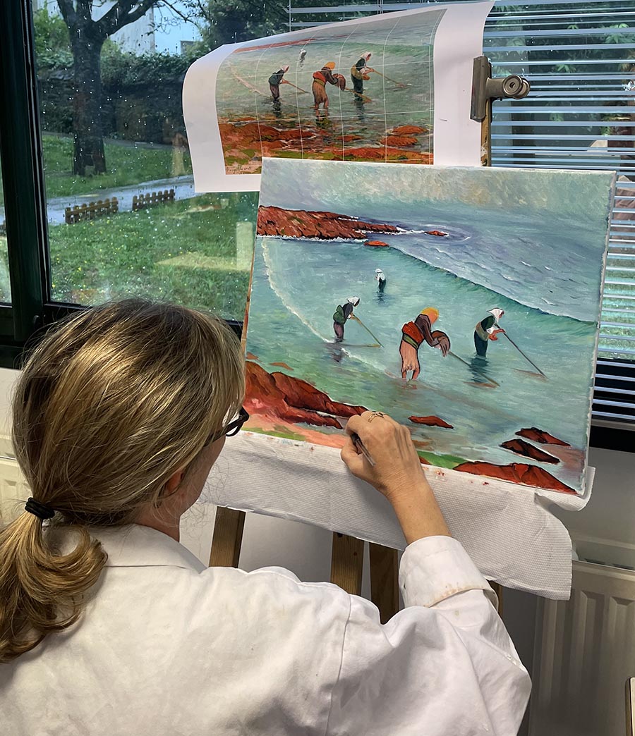 Stage de peinture en Bretagne - Atelier Isabelle Melchiori Paris