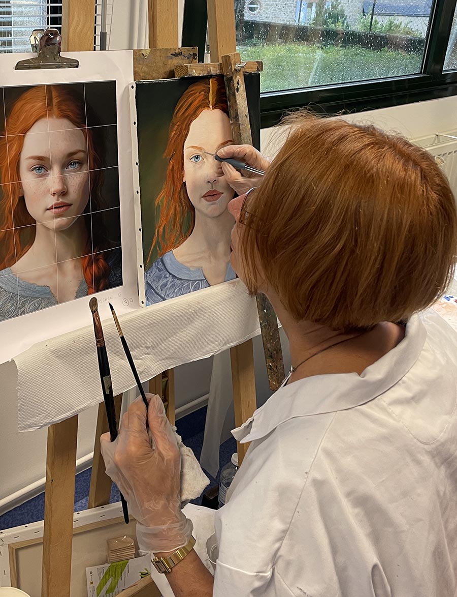 Stage de peinture en Bretagne - Atelier Isabelle Melchiori Paris