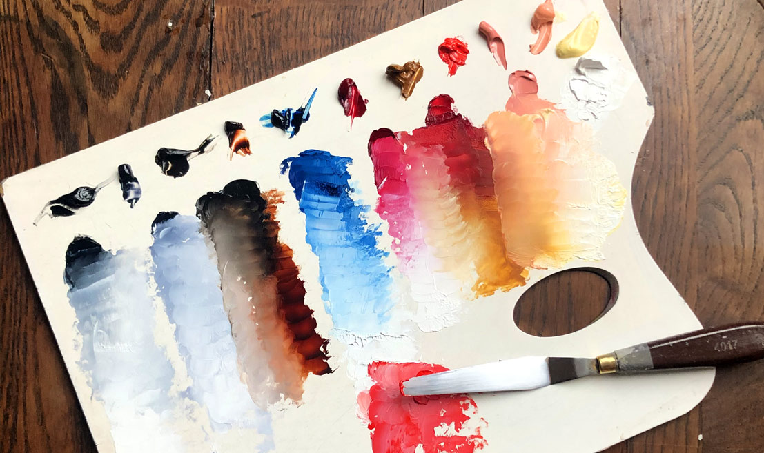 Stage de peinture couleurs-palette
