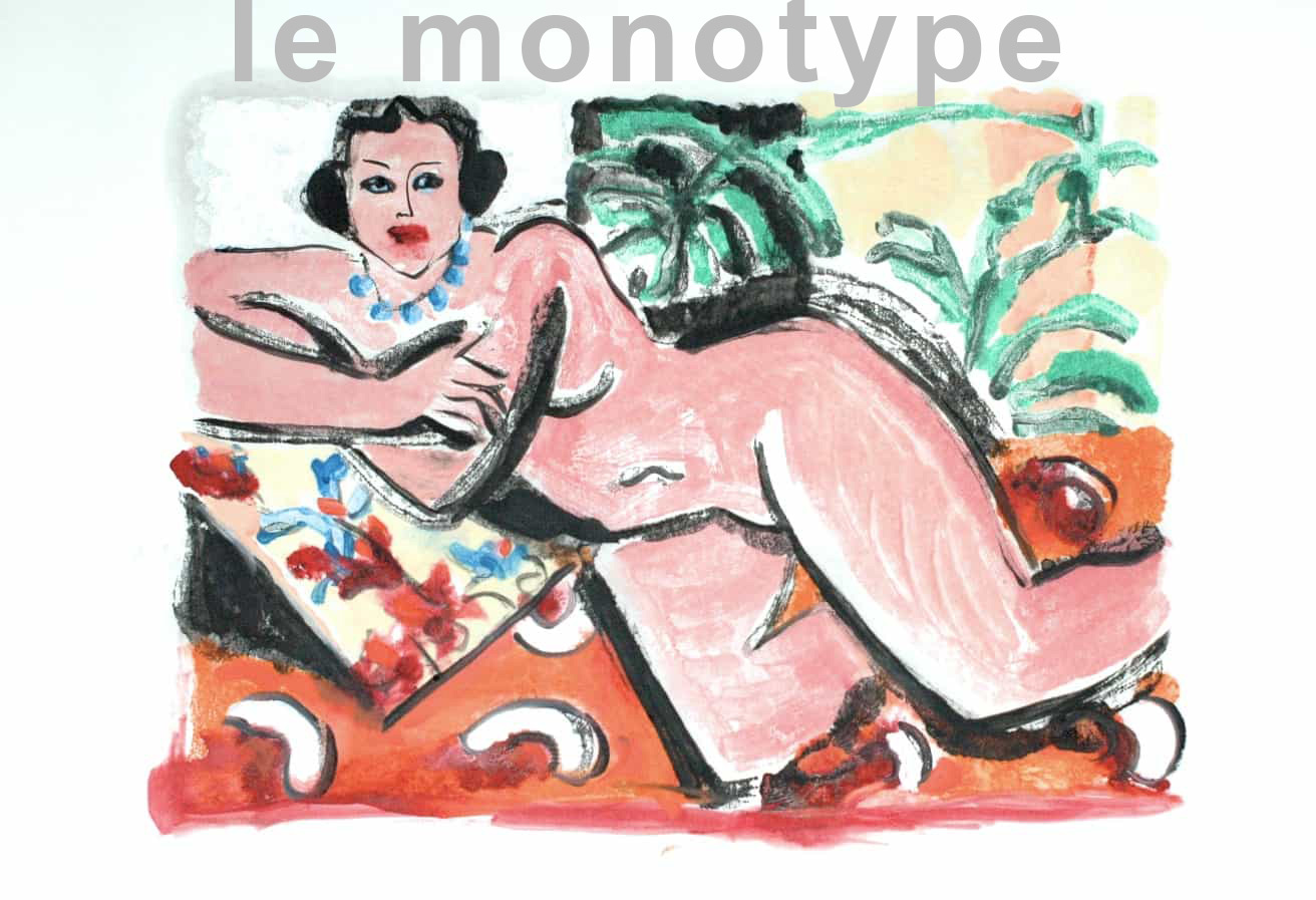 Stage de peinture monotype